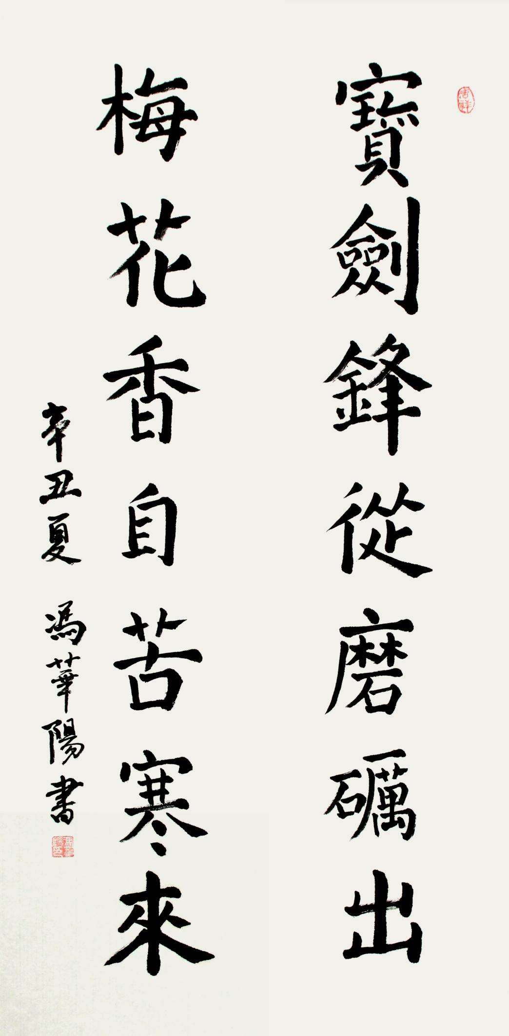 冯华阳：《宝剑锋从磨砺出 梅花香自苦寒来》