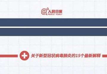 关于新型冠状病毒肺炎的15个最新解释