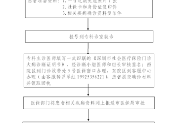 深圳市社会医疗保险门诊大病办理须知