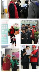 我院党员义工服务“接地气”助力形象提升